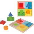 BABU - Dřevěné geometrické puzzle