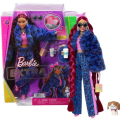 Barbie Extra - Modrá Teplákovka s leopardím vzorem