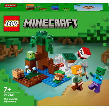                             LEGO® Minecraft® 21240 Dobrodružství v bažině                        