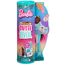                             Barbie Cutie Reveal Barbie Džungle - Slon HKP98                        