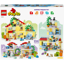                             LEGO® DUPLO® 10994 Rodinný dům 3 v 1                        