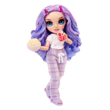                             Rainbow High Junior Fashion panenka v pyžamu - Violet Willow                        