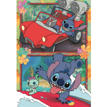                             Clementoni 27571 - Puzzle 104 super Disney Stitch                        
