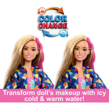                             Barbie Pop Reveal Barbie deluxe štavnaté ovoce - Tropické smoothie                        