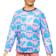                             Barbie model Ken - modro-růžová mikina                        