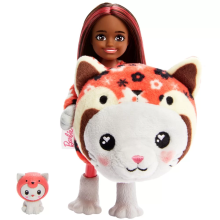                             Barbie Cutie Reveal Chelsea v kostýmu - Kotě v červeném kostýmu pandy                        