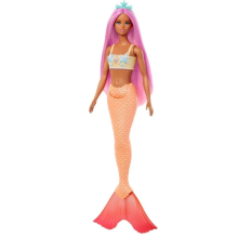                             Barbie Pohádková mořská panna - žlutá                        