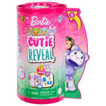                             Barbie Cutie Reveal Chelsea v kostýmu - Zajíček ve fialovém kostýmu koaly                        