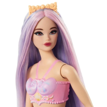                             Barbie Pohádková mořská panna - fialová                        