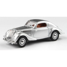                             ABREX - Škoda Popular Sport Monte Carlo (1937) 1:43 - Stříbrná Metalíza                        