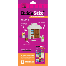                             Epee Brickstix - Samolepky na stavebnici domácnost (44ks)                        