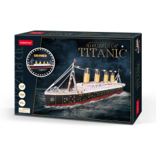                             CubicFun - Puzzle 3D Titanic - 266 dílků                        