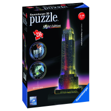                             Ravensburger Puzzle Empire State Building (Noční edice) 216 dílků                        