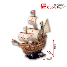                             CubicFun - Puzzle 3D Santa Maria - 113 dílků                        