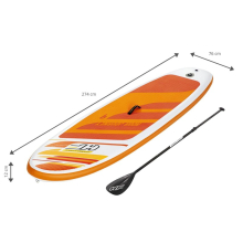                             BESTWAY 65349 - Paddleboard - Aqua Journey 274 x 76 x 12 cm                        