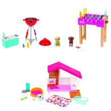                             Barbie Mini herní set s mazlíčkem více druhů                        