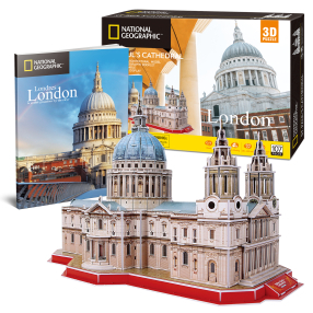CubicFun - Puzzle 3D National Geographic: Katedrála svatého Pavla 107 dílků