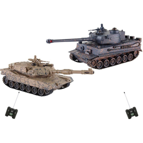 SPARKYS - R/C Tank 1:28 M1A2 vs TIGER sada 2ks