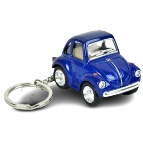 Kovový model - Volkswagen Little Beetle klíčenka
