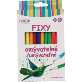 CreaFun - Fixy omyvatelné 24 barev