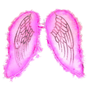 Wiky - Křídla růžová anděl/víla