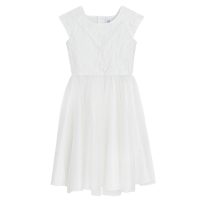 COOL CLUB - Dívčí šaty s krátkým rukávem vel. 110