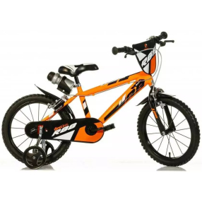 DINO Bikes - Dětské kolo 14" - Oranžové