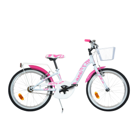 DINO Bikes - Dětské kolo 20" - Aurelia bílo-růžové