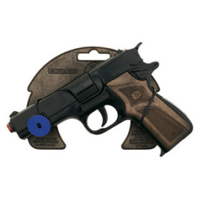 Policejní pistole stříbrná kovová 8 ran 3125