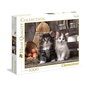 Clementoni 39340 - Puzzle 1000 Koťátka