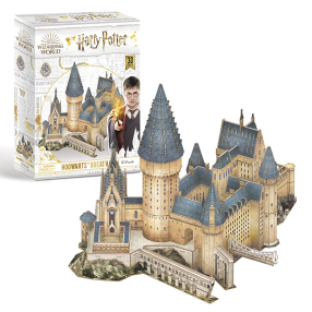 CubicFun - Puzzle 3D Harry Potter Bradavice ™ - Velk síň - 161 dílků