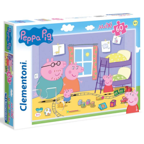 Clementoni 26438 - Puzzle Maxi 60 Prasátko Peppa