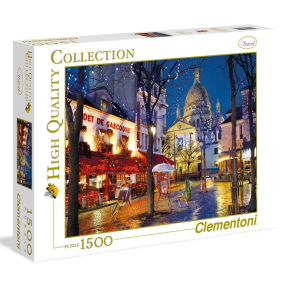 Clementoni 31999 - Puzzle 1500 Paříž, Montmartre