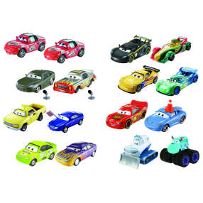 Disney Pixar CARS 3 AUTA 2ks - různé druhy