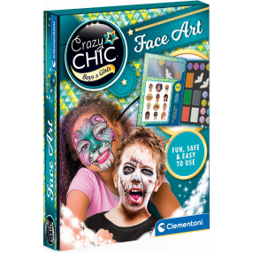 Clementoni 78770 - CRAZY CHIC Barvy na obličej Face Art