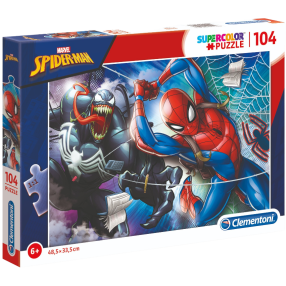 Clementoni 27117 - Puzzle Supercolor 104 Spider-Man