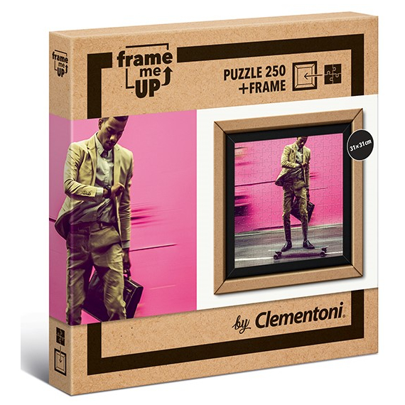 Clementoni 38501 - Puzzle 250 + rámeček Žít rychleji                    