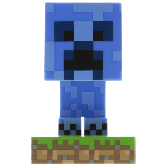 EPEE merch - Icon Light Minecraft - Creeper modrý                    
