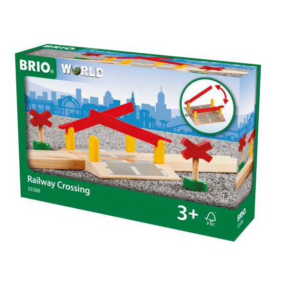 BRIO Železniční přejezd se závorami                    