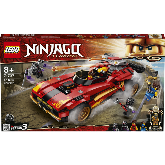 LEGO® NINJAGO® 71737 Kaiův červený bourák                    
