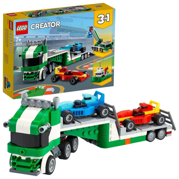 LEGO® Creator 3 v 1 31113 Kamion pro přepravu závodních aut                    
