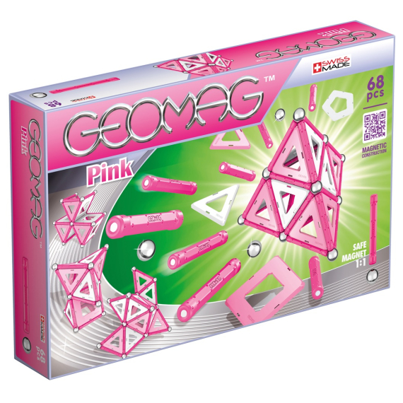 GEOMAG - Panels Pink 68 dílků                    