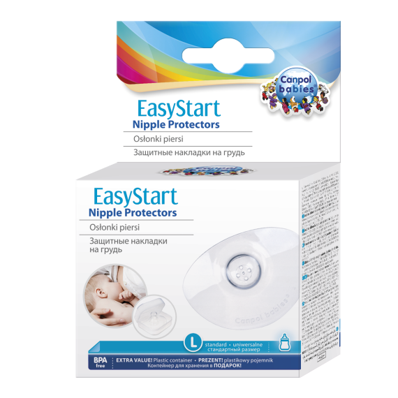 Canpol babies Chránič prsní bradavky EasyStart univerzální M/L 2ks                    