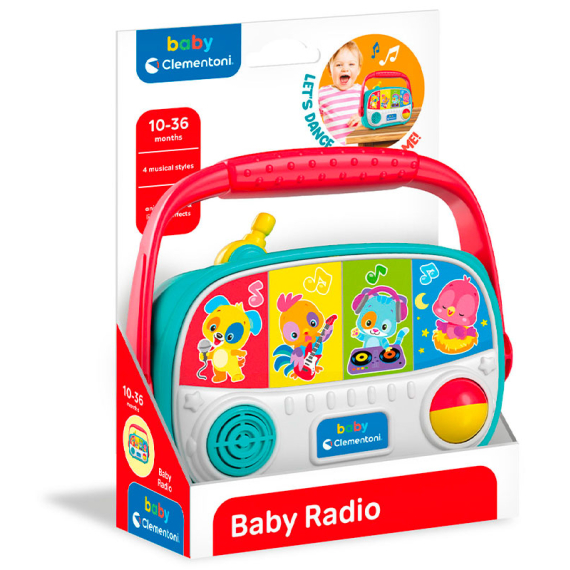 Clementoni B17470 - Baby rádio                    