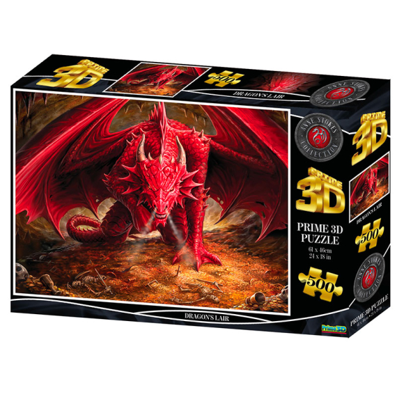 PRIME 3D PUZZLE - Dragon&#039;s Lair 500 dílků                    