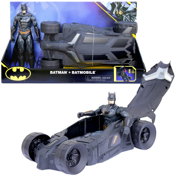 Spin Master Batman Batmobile s figurkou 30 cm                    