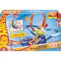 Hot Wheels Stunt Tracks Srážka ve vzduchu dráha a angličák, booster