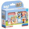 Clementoni - Obrázkové kostky - BLUEY 6 kostek