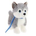 Keeleco Pejsek Husky na vodítku 23 cm
