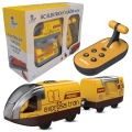 BABU vláčky - R/C Elektrický vláček žlutý - set 2 ks